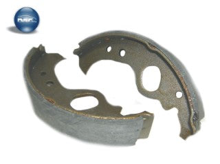 ZAPATAS DE FRENOS AUTOS FIAT UNO/128/147/600 PATIN DE FRENO SIN AUTORREGULADOR CON AGUJEROS 185X31MM_