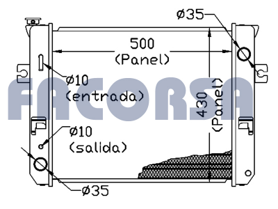 TOYOTA-RADIADORES-RA TOYOTA AUTOELEV. 6FG25 GAR.IZQ.C/ENF - CONSULTAR STOCK