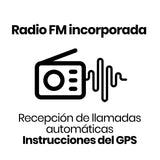 Intercomunicador Manos Libres con Radio FOX M2 PACK x 6