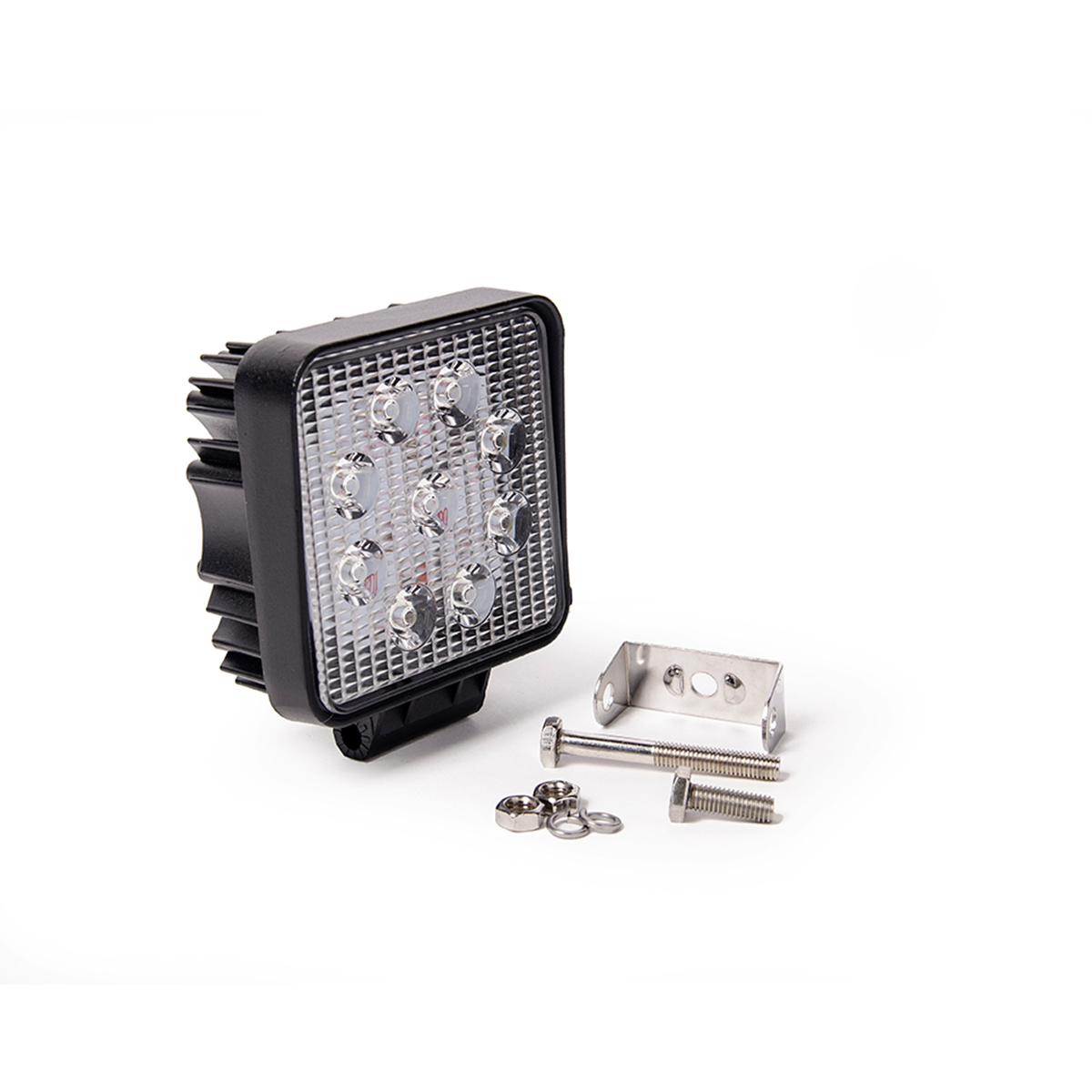 FARO LED 27 WATTS (9 LED x 3 WATTS) COLOR BLANCO 12V / 24V - HAZ DE LUZ SPOT -