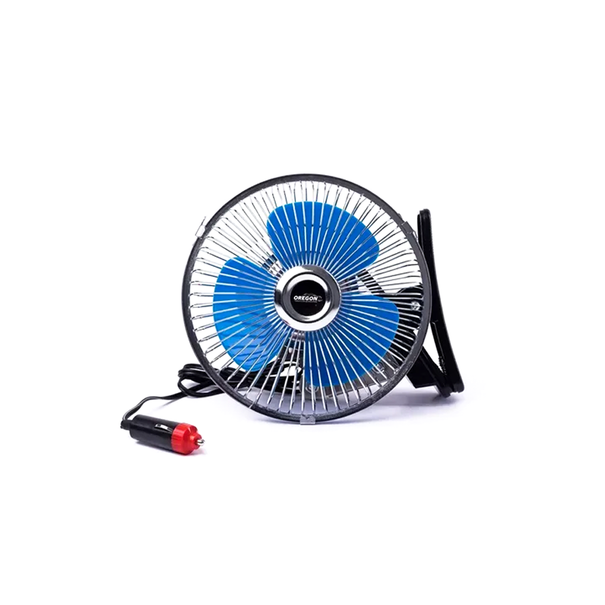 VENTILADOR METALICO 6 24V UNIVERSAL CON CLIP PLATEADO 6 DIAMETRO 180MM