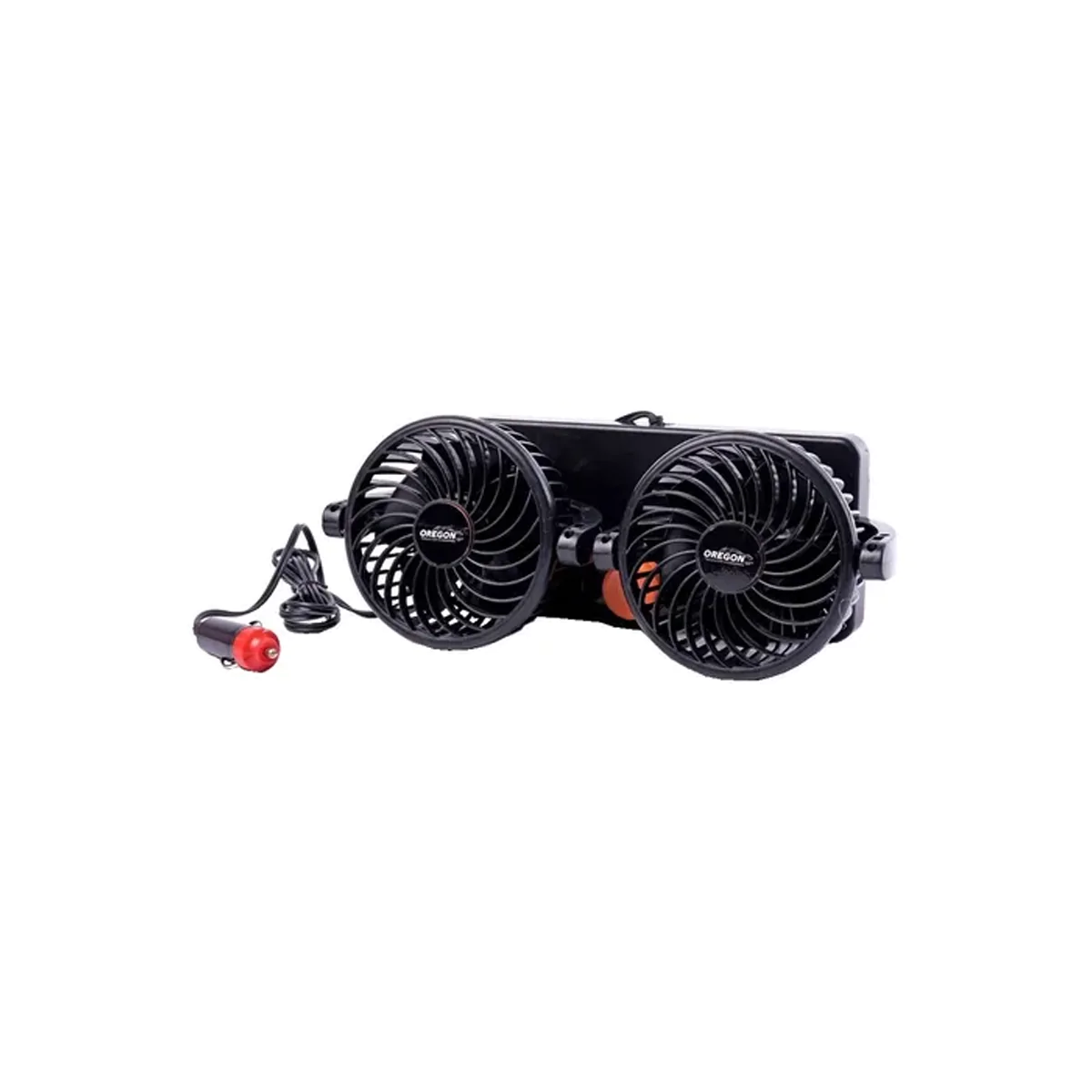Ventilador Mini Doble 12v 5 Aspas Oregon 4 PuLG Auto 4x4