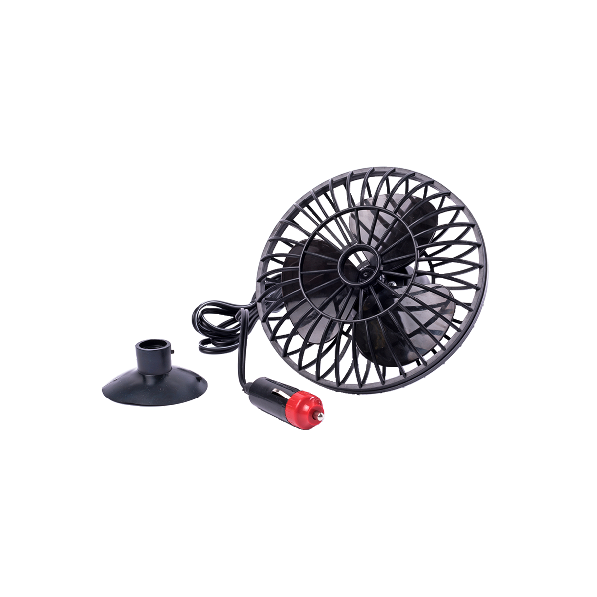Ventilador Plastico 5 24v Universal Reforzado Negro