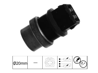 BULBOS TEMPERATURA DE AGUA VOLKSWAGEN GOL/GOLF/BORA/PASSAT/CADDY/TRANSPORTER  / SEAT CORDOBA/IBIZA/INCA TODOS 1.9 D-1.9 TDI_