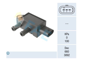 SENSORES DE PRESION MAP VOLKSWAGEN AMAROK/TOUAREG 3.0 V6 TDI SENSOR DE PRESION DE GASES DE ESCAPE_