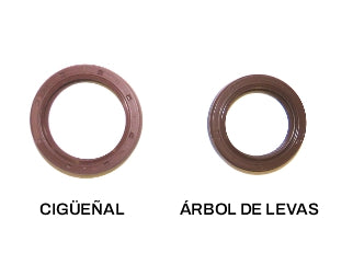 RETENES DE DISTRIBUCION KITS RENAULT 1.4 8V E7J-1.6 8V K7M RETENES CIGUENAL Y ARBOL DE LEVAS_