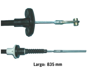 CABLES DE EMBRAGUE LIVIANOS CHEVROLET SPARK 1.0/CHRONOS 2DA SERIE 06/.. LARGO 835 MM - REFORMA - REFORZADO - FREMEC 4173_