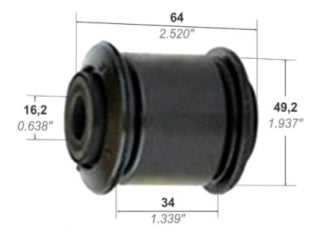 BUJES DE SUSPENSION LIVIANOS RENAULT MASTER III BUJE PARRILLA DE SUSPENSION DELANTERA PARTE TRASERA_