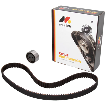 KIT DE DISTRIBUCION MUNICH 129X22B FIAT (1.3/1.4 8V FIRE) - FIAT FIORINO F2 / FIAT PALIO F2 / FIAT SIENA F2 Y 5 MÁS