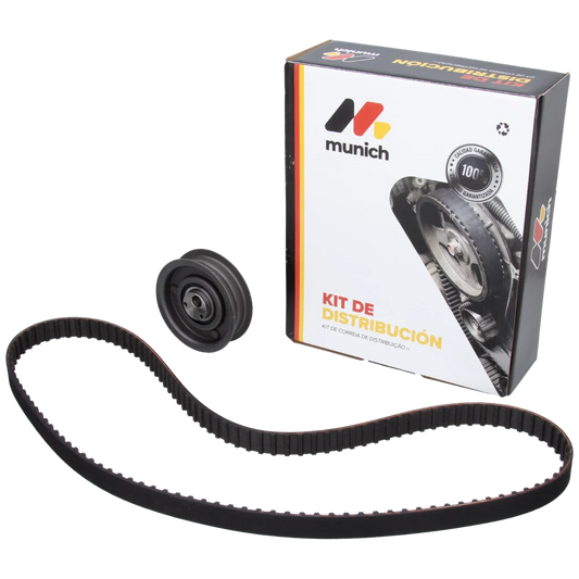 KIT DE DISTRIBUCION MUNICH 121X18 VW (AP 1.6/1.8/2.0/EA827 1.6/1.8) - VOLKSWAGEN CADDY G1 / VOLKSWAGEN CADDY G2 / VOLKSWAGEN CARAT Y 16 MÁS
