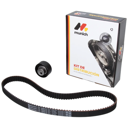 KIT DE DISTRIBUCION MUNICH 124X22 FIAT (1.3/1.4 FIRE 16V - 1.4T) - FIAT 500 / FIAT 500 L / FIAT BRAVO F2 Y 8 MÁS