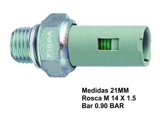 BULBOS DE PRESION DE ACEITE RENAULT CLIO/KANGOO/TWINGO 1.2 8V-1.2 16V / CHEVROLET GRAND VITARA / SUZUKI VITARA 1.9 D 0.9 BAR_