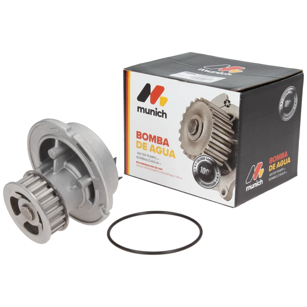 BOMBA DE AGUA MUNICH FIAT (1V0/X3/7Z0) - CHEVROLET COBALT F1 / CHEVROLET CORSA II / FIAT IDEA F1 Y 11 MÁS