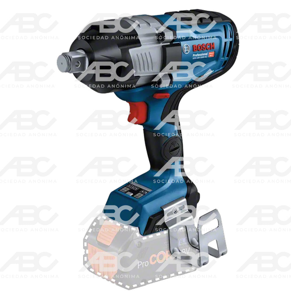 ATORNILLADOR DE IMPACTO A BATERÍA MÁXIMA POTENCIA DE 3/4" CON ELEVADO PAR DE GIRO Y TECNOLOGÍA BOSCH 06019M10E0