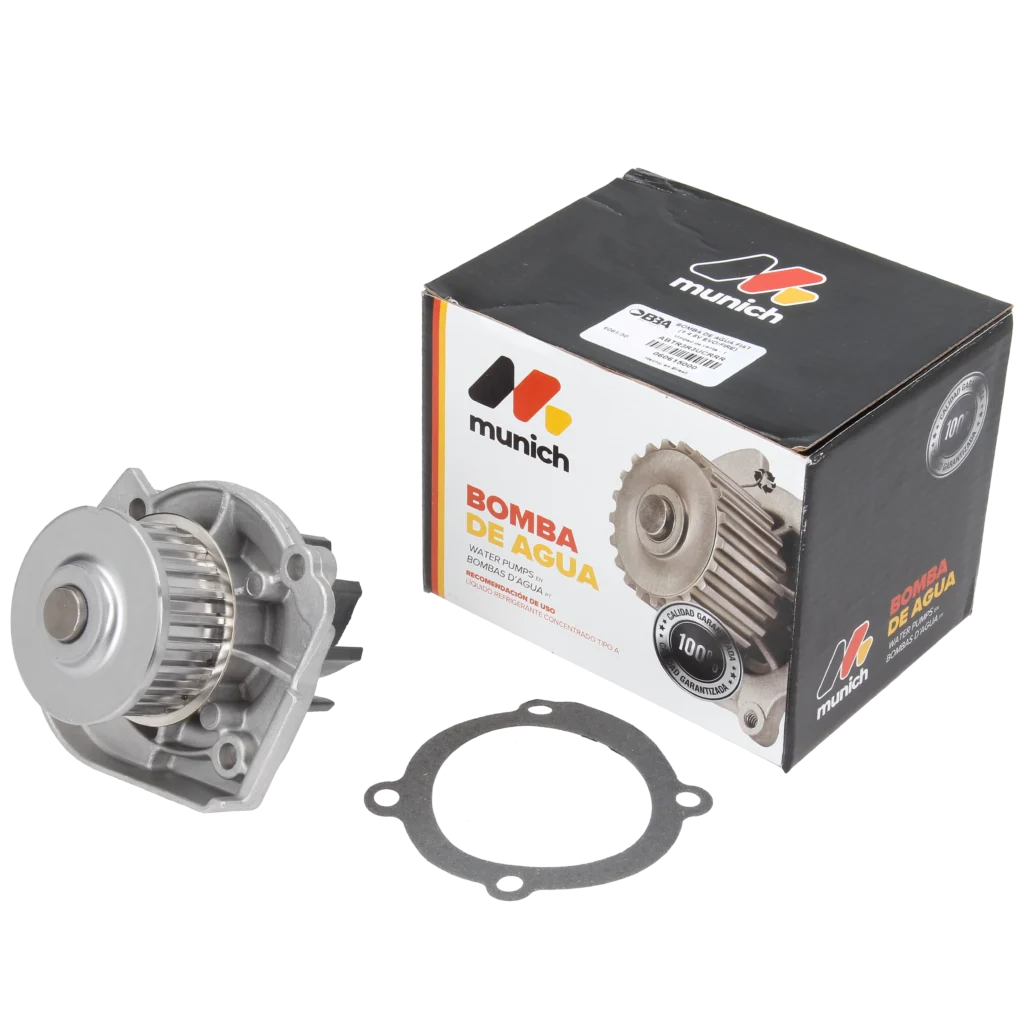 BOMBA DE AGUA MUNICH FIAT (1.4 8V EVO/FIRE) - FIAT 500 / FIAT BRAVO F2 / FIAT DOBLÓ Y 7 MÁS
