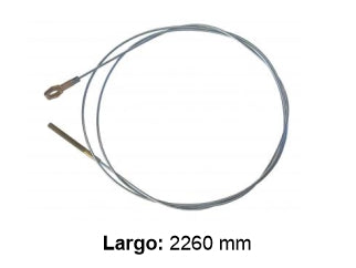 CABLES DE EMBRAGUE LIVIANOS VOLKSWAGEN ESCARABAJO 1.2-1.5 68/.. LARGO 2260 MM - FREMEC 3258_