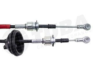 CABLES CAMBIOS - SELECTORA DE CAJA LIVIANOS FIAT UNO/DUNA/FIORINO 1.3 MPI-1.7 TD ENGANCHE - LARGO 1090 MM_