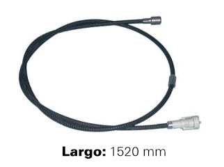 CABLES VELOCIMETRO LIVIANOS RENAULT 12 84/.. CAJA 4 VELOCIDADES - CON BULBO Y ACOPLE PLASTICO - LARGO 1520 MM - FREMEC 1112_