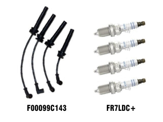 KIT CABLES + BUJIAS FIAT PALIO/SIENA/PUNTO/STRADA/IDEA 1.6 16V/LINEA 1.8 16V KIT CABLES Y BUJIAS_