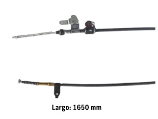 CABLES FRENO DE MANO LIVIANOS TOYOTA COROLLA 03/08 FRENO TRASERO IZQUIERDO LARGO 1650MM_