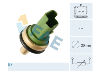 BULBOS TEMPERATURA DE AGUA PEUGEOT 206/207/307/406/607/807/PARTNER / CITROEN C3/C4/C5/BERLINGO/XSARA 1.4-1.6-2.0-2.2 TODOS HDI_