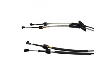 CABLES CAMBIOS - SELECTORA DE CAJA LIVIANOS FORD KA 1.5 3 CILINDROS DRAGON 18/21 CAMBIO DE VELOCIDADES - 2 CABLES CON GOMA UNION LARGO 1225MM_