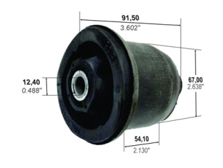 BUJES DE SUSPENSION LIVIANOS RENAULT LOGAN/LOGAN II/SANDERO/FLUENCE/DUSTER/DUSTER OROCH/CAPTUR BUJE EJE TRASERO_