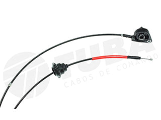 CABLES APERTURA CAPOT LIVIANOS RENAULT CLIO II 06/../SYMBOL 09/.. CON SOPORTE DE MANIJA - LARGO 2000 MM_