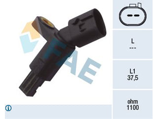 SENSORES DE ABS VOLKSWAGEN BORA/GOLF IV/CADDY/NEW BEETLE / AUDI A3/A4/TT 1.6-1.8 T-1.9 TDI-2.0 TRASERO AMBOS LADOS_