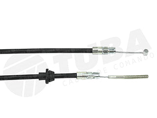 CABLES FRENO DE MANO PESADOS FORD F4000 01/.. CABLE ENSAMBLE FRONTAL-PALANCA - LARGO 1680 MM_