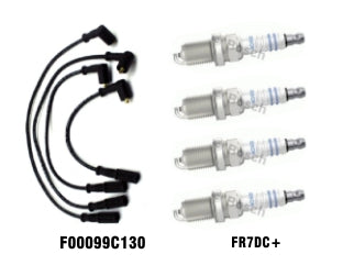 KIT CABLES + BUJIAS FIAT PALIO/SIENA 1.4 KIT CABLES Y BUJIAS_