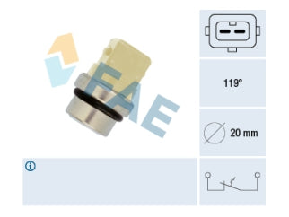 BULBOS TEMPERATURA ELECTROVENT VOLKSWAGEN BORA/POLO CLASSIC/PASSAT/NEW BEETLE 1.8 T-2.0-1.9 TDI 120 GRADOS_