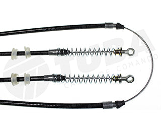 CABLES FRENO DE MANO LIVIANOS FIAT UNO MILLE 1.0/DUNA/FIORINO 1.3 FRENO A CAMPANA - ENTRE RUEDAS - LARGO 2840 MM_