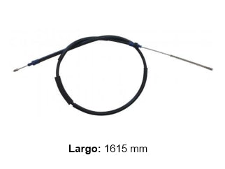 CABLES FRENO DE MANO LIVIANOS CITROEN XSARA/XSARA PICASSO 1.4-1.6 FRENO TRASERO IZQUIERDO A CAMPANA - LARGO 1615 MM_