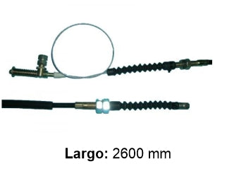 CABLES DE ACELERADOR PESADOS FORD CARGO 1215/1415/1419/1617/1622 TURBO/1722/2322/2422 MOTOR MWM LARGO 2600 MM - FREMEC 3380_