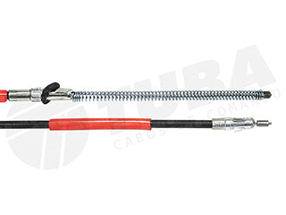 CABLES FRENO DE MANO LIVIANOS FORD F100 DUTY 99/../F250/F350 98/02 FRENO TRASERO IZQUIERDO A CAMPANA - LARGO 1570 MM_