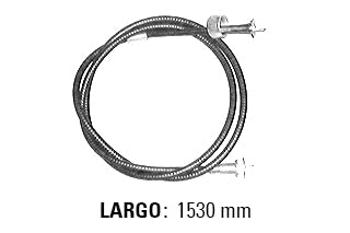 CABLES VELOCIMETRO LIVIANOS JEEP GLADIATOR DOBLE TRACCION - SIN BULBO - LARGO 1530 MM - ROSCAS 5/8-7/8 - FREMEC 1182_