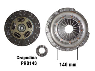 KIT DE EMBRAGUES LIVIANOS NISSAN FRONTIER/TERRANO/NP300 2.5 DCI 05/.. DIAMETRO: 250 MM / 24 ESTRIAS_