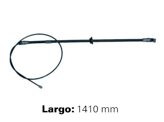 CABLES FRENO DE MANO LIVIANOS FORD F100 DUTY/F150/F250/F350/F600/F1000 98/.. CABLE ENSAMBLE FRONTAL-PALANCA - LARGO 1410 MM - FREM