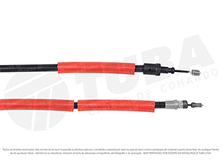 CABLES FRENO DE MANO LIVIANOS PEUGEOT 306 92/.. FRENO TRASERO IZQUIERDO A DISCO - LARGO 1720 MM_