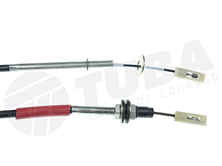CABLES DE EMBRAGUE LIVIANOS VOLKSWAGEN GACEL 1.6 ../87 HORQUILLA METALICA - LARGO 1055 MM_