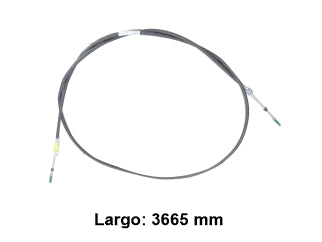 CABLES CAMBIOS - SELECTORA DE CAJA PESADOS FORD CARGO 1722 11/15 SIN ROTULAS LARGO 3665 MM_