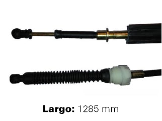 CABLES CAMBIOS - SELECTORA DE CAJA LIVIANOS VOLKSWAGEN POLO/CADDY / SEAT IBIZA/CORDOBA 1.9 TDI 96/00 SELECCION SIN CHAPA - LARGO 1285 MM - FREME