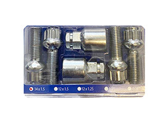 KIT BULONES Y TUERCAS DE SEGURIDAD VOLKSWAGEN AMAROK BULON CABEZA ESTRIADA EXTERIOR 14X35 P 1.50 - HEX 19_