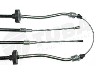 CABLES FRENO DE MANO LIVIANOS VOLKSWAGEN GOL MOTOR AP 1.6 - TRASEIRO 06/93...12/94GOL MOTOR AP 1.8 / 2.0 - TRASEIRO 02/84...05/94