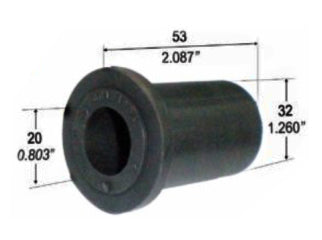 BUJES DE SUSPENSION LIVIANOS FORD RANGER 12/16 BUJE ELASTICO TRASERO 20X32X53 MM_