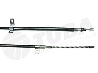 CABLES FRENO DE MANO LIVIANOS VOLKSWAGEN GOL TREND/VOYAGE FRENO TRASERO IZQUIERDO A CAMPANA - LARGO 1545 MM_
