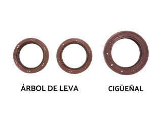 RETENES DE DISTRIBUCION KITS PEUGEOT/CITROEN 2.0 16V XU10J4R RETENES CIGUENAL Y ARBOLES DE LEVAS_