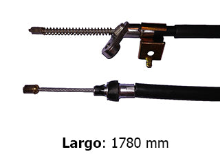 CABLES FRENO DE MANO LIVIANOS NISSAN TIIDA 06/.. FRENO TRASERO DERECHO - LARGO 1780 MM _