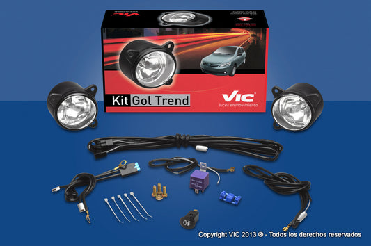 FARO AUXILIAR VIC KIT (2703) - VOLKSWAGEN GOL G5 TREND / VOLKSWAGEN SAVEIRO G5 / VOLKSWAGEN VOYAGE G5